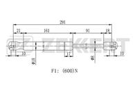 Амортизатор багажника Volvo S80 II 06-