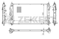 Радиатор охл. дв. Chevrolet Cruze (J300) 09-  Opel