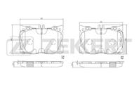 Колодки торм. диск. передн. MB C-Class (205) 14-  