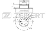 Диск торм. перед. BMW 5 (E34) 88-
