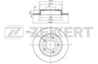 Диск торм. зад. Mazda 3 I 03-