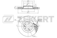 Диск торм. перед. Audi A4 IV  V 08-  A5 I  II 07- 