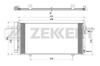 Радиатор конд. Subaru Forester (SH  SJ) 08-  Impre