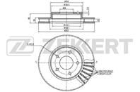 Диск торм. перед. Nissan Bassara (U30) 99-  Presag