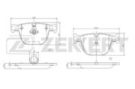 Колодки торм. диск. задн. BMW X5 (E70) 09-  X5 (F1
