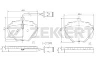 Колодки торм. диск. задн. Land Rover Defender 110  Колодки торм. диск. задн. Land Rover Defender 110