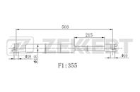 Амортизатор багажника Hyundai i30 II 11- Амортизатор багажника Hyundai i30 II 11-