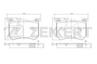 Колодки торм. диск. передн. MB S-CLASS (222) 12-  