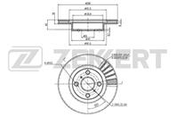 Диск торм. перед. Toyota Sprinter Carib (E110) 95-