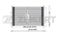 Радиатор кондиционера Toyota Estima (SR50) 06-  Pr