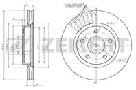 Диск торм. перед. Nissan Juke (F15) 10-