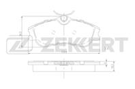 Колодки торм. диск. передн./задн. Peugeot 206 00- 