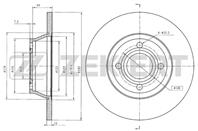 Диск торм. перед. AUDI 80 (8C, B4) 91-, Coupe (89, 8B) 88-