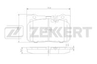 Колодки торм. диск. передн. Toyota Century (G50) 9