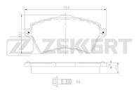 Колодки торм. диск. передн. Land Rover Freelander 