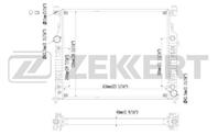 Радиатор охл. дв. MB G-Class (W461) 10-  GL (X164)