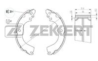 Барабанные тормозные колодки задние BK4144 от фирмы Zekkert