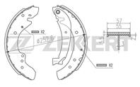 Колодки торм. бараб. зад. Citroen Jumper (230  244