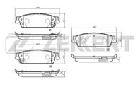 Колодки торм. диск. зад Cadillac Escalade III 06- 