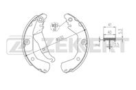 Колодки торм. бараб. задн. Chevrolet Aveo (T300) 1
