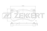 Колодки торм. диск. передн. MB C-Class (204) 12-  