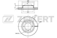 Диск торм. перед. Toyota Fortuner (GGN5_ KUN5_ LAN