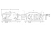 Колодки торм. диск. задн. MB  S-Class (222) 13-  A