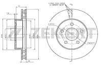 Диск торм. перед. JEEP Cherokee (KJ) 01-
