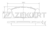 Колодки торм. диск. перед. Daewoo Tico (KLY3) 95- 