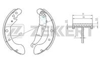 Барабанные тормозные колодки задние BK4167 от производителя Zekkert