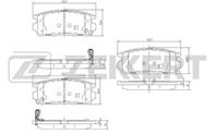 Колодки торм. диск. зад Chevrolet Captiva (C1_) 06-, Opel Antara 06-