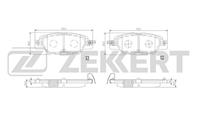 Колодки торм. диск. зад. Mazda CX-5 11-