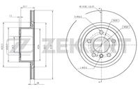 Диск торм. зад. BMW X3 (F25) 10-  X4 (F26) 14-