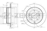 Диск торм. задн. Hyundai Grandeur IV 06-  Kia Opir