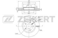 Диск торм. перед. Chery A3 (M11) 08-