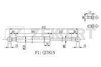 Амортизатор капота Toyota Land Cruiser (J200) 07-