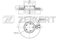 Диск торм. перед. Ford Transit 13-