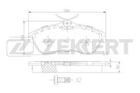 Колодки торм. диск. передн. Citroen C2 05-  C3 02-
