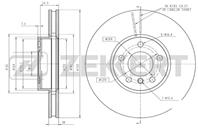Диск торм. перед. BMW X5 (E70, E70N, F15) 07-, X6 (E71, E72, F16) 08-