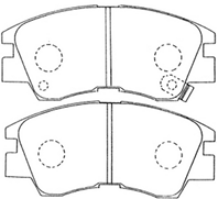 Колодки тормозные дисковые передние FP0349 от фирмы FIT