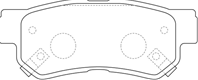 Колодки тормозные дисковые задние FP0813 от производителя FIT
