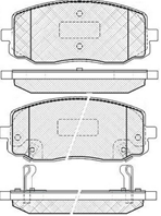 Колодки тормозные дисковые передние FP0002 от компании FIT