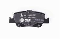 Колодки тормозные toyota auris/yaris 1.0/1.4vvt-i/2.2d 06&gt задние