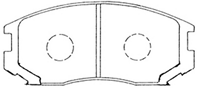 Колодки тормозные дисковые FP0602 от производителя FIT