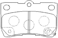 Колодки тормозные дисковые FP1113 от производителя FIT