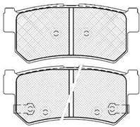 Колодки тормозные дисковые задние FP4024 от компании FIT