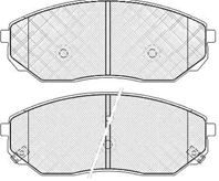 Колодки тормозные дисковые FP3017 от компании FIT