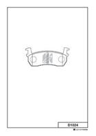 КОЛОДКИ FR DA060-05B25 C11003
