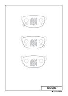 Колодки тормозные дисковые  комплект