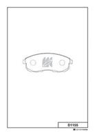 КОЛОДКИ ТОРМ.ПЕР.NISSAN 180SX/200SX 91-&gt93